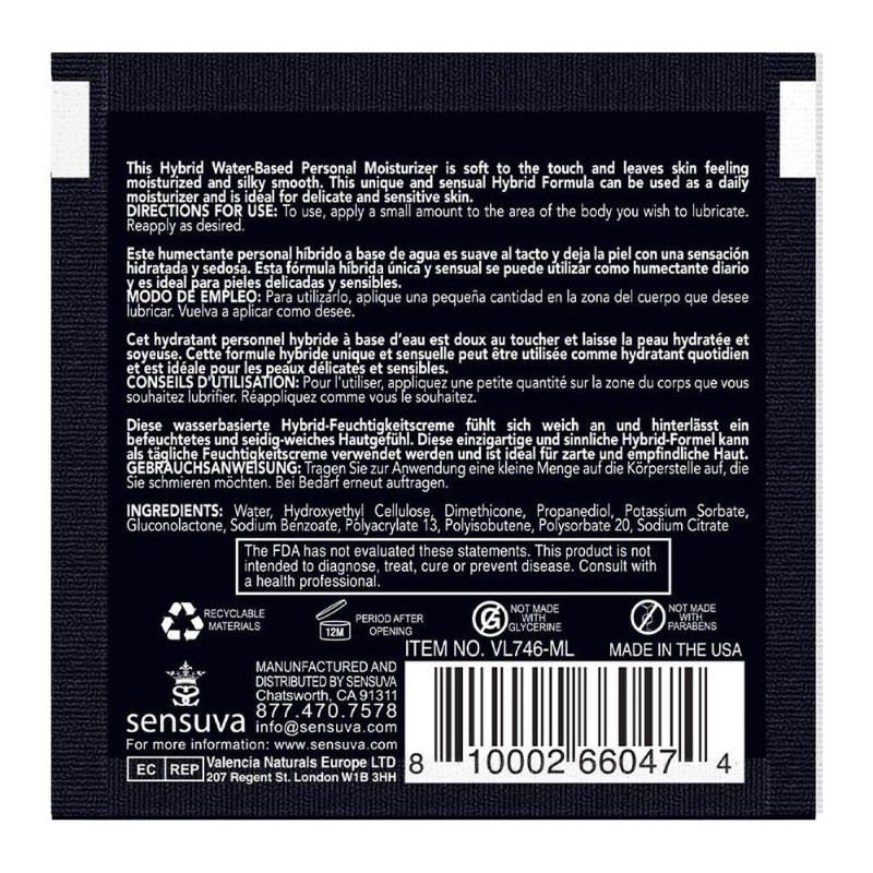 Пробник Sensuva - Hybrid Formula Cotton Candy (6 мл)