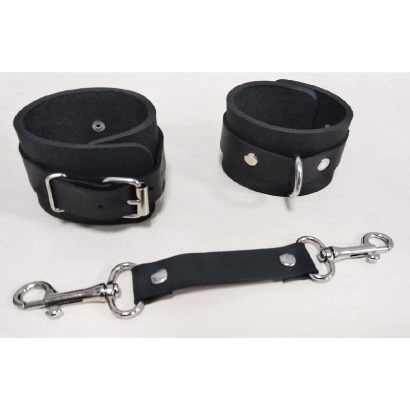 Наручники Feral Feelings - Hand Restraints Black, натуральна шкіра