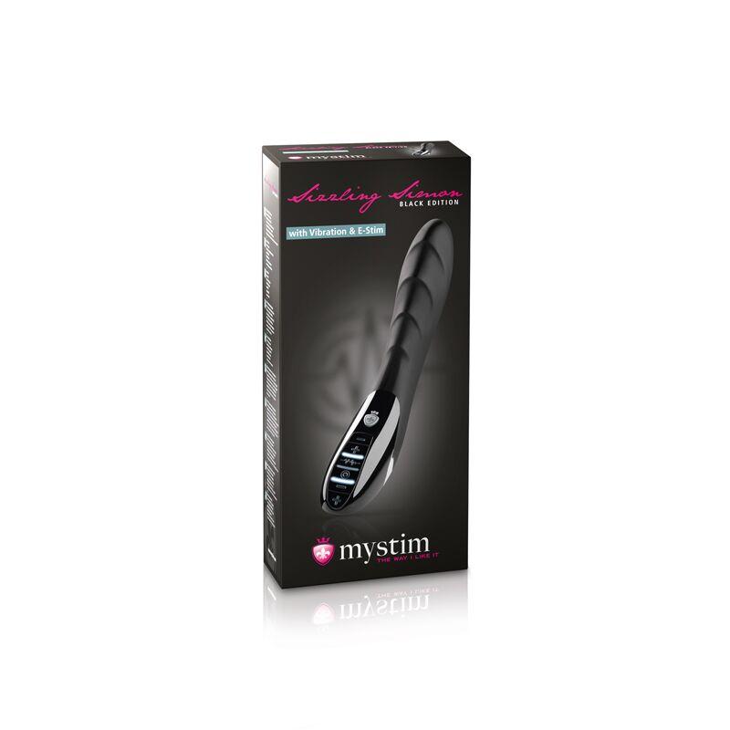 Вібратор з електростимуляцією Mystim Sizzling Simon eStim Black, міостимулятор