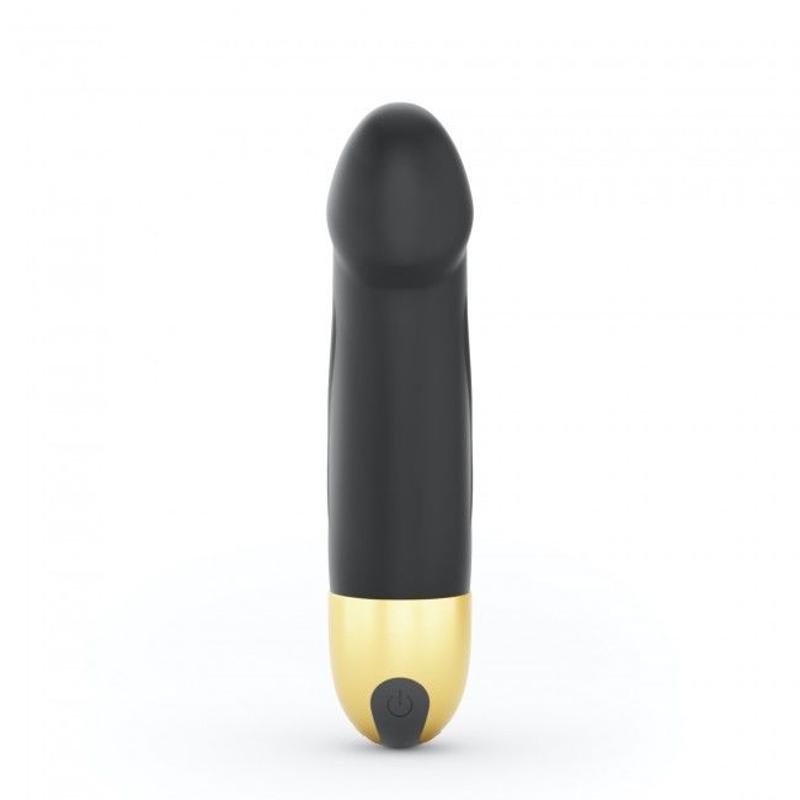 Вібратор Dorcel Real Vibration S Gold 2.0, діаметр 3,7см, перезаряджуваний, для точки G