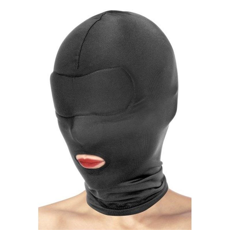 Капюшон для БДСМ з відкритим ротом Fetish Tentation Open Mouth Hood