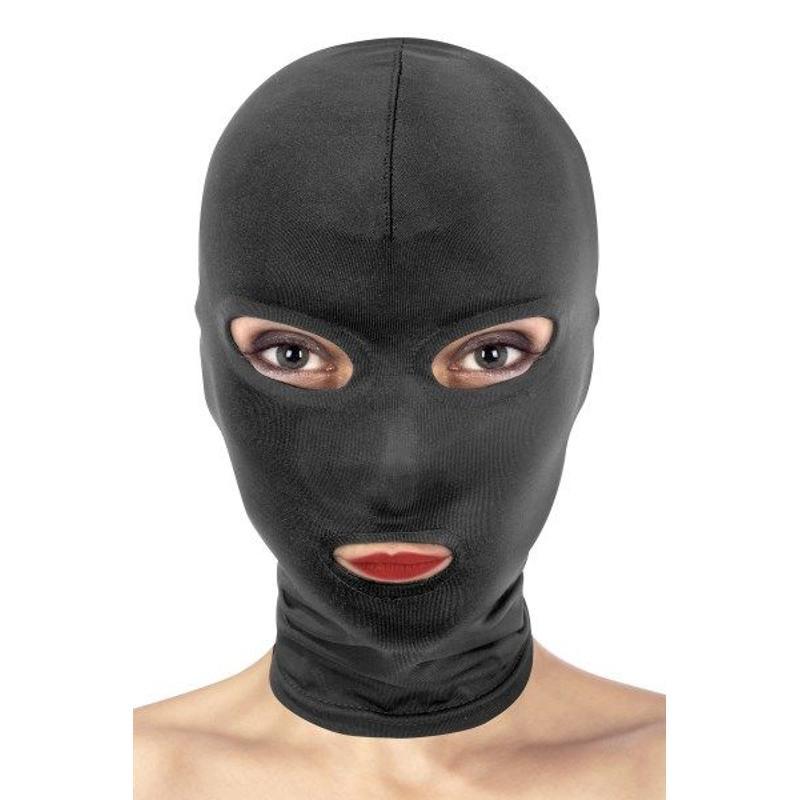 Капюшон для БДСМ з відкритими очима та ротом Fetish Tentation - зображення 1