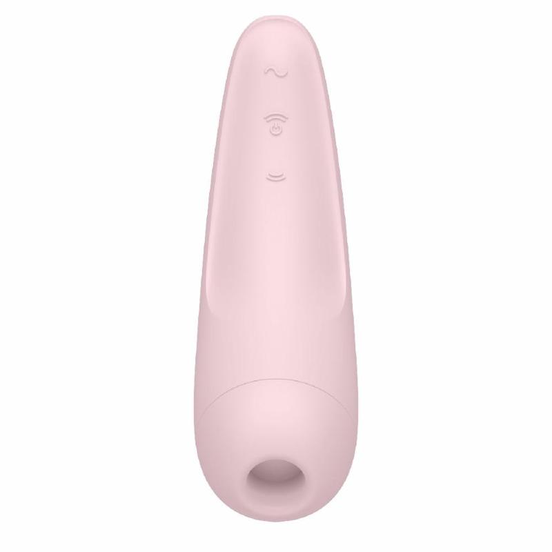 Вакуумний кліторальний стимулятор Satisfyer Curvy 2+ Pink з керуванням через інтернет