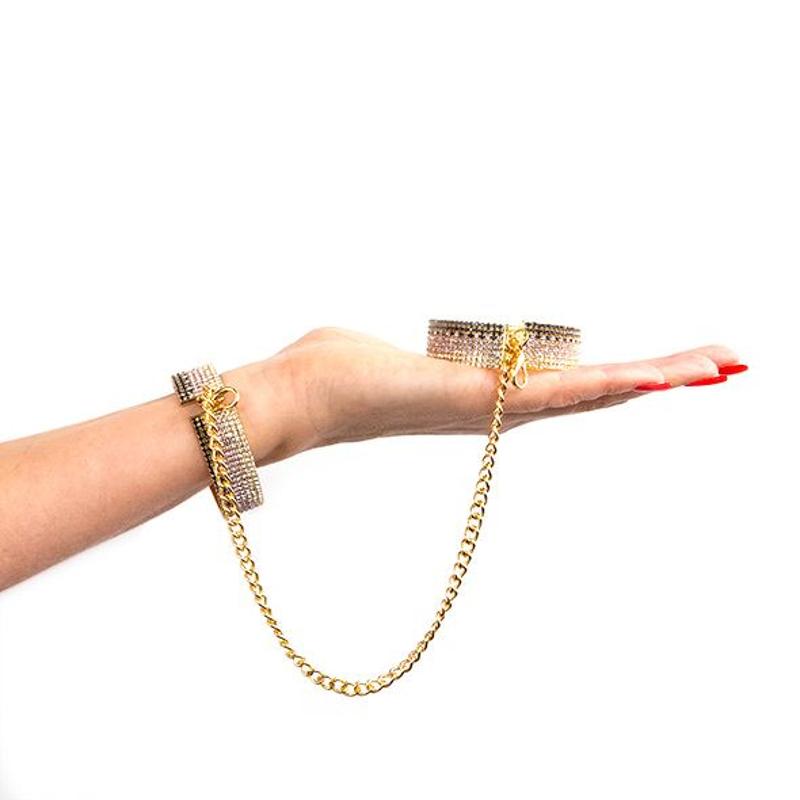 Лакшері наручники-браслети з кристалами Rianne S: Diamond Cuffs, подарункове паковання