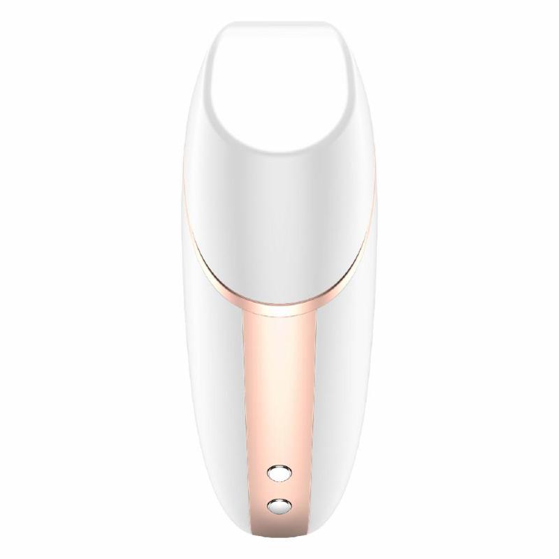 Вакуумний кліторальний стимулятор Satisfyer Love Triangle White з керуванням через інтернет