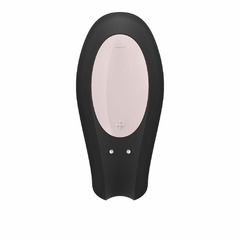 Смарт-вібратор для пар Satisfyer Double Joy Black із широким кліторальним стимулятором