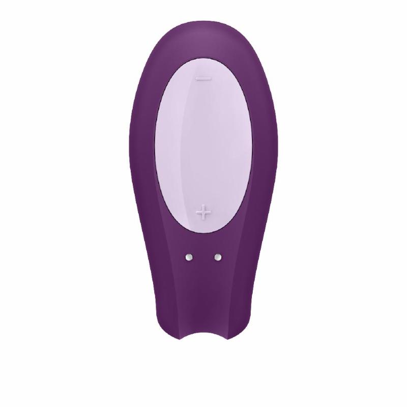 Смарт-вібратор для пар Satisfyer Double Joy Violet із широким кліторальним стимулятором