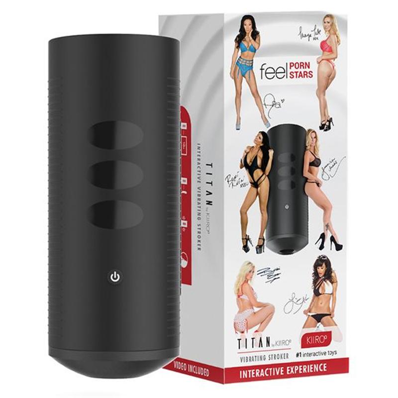 Інтерактивний мастурбатор Kiiroo Titan Feel Pornstars Experience, 9 вібромоторів, теледільдоніка - зображення 1