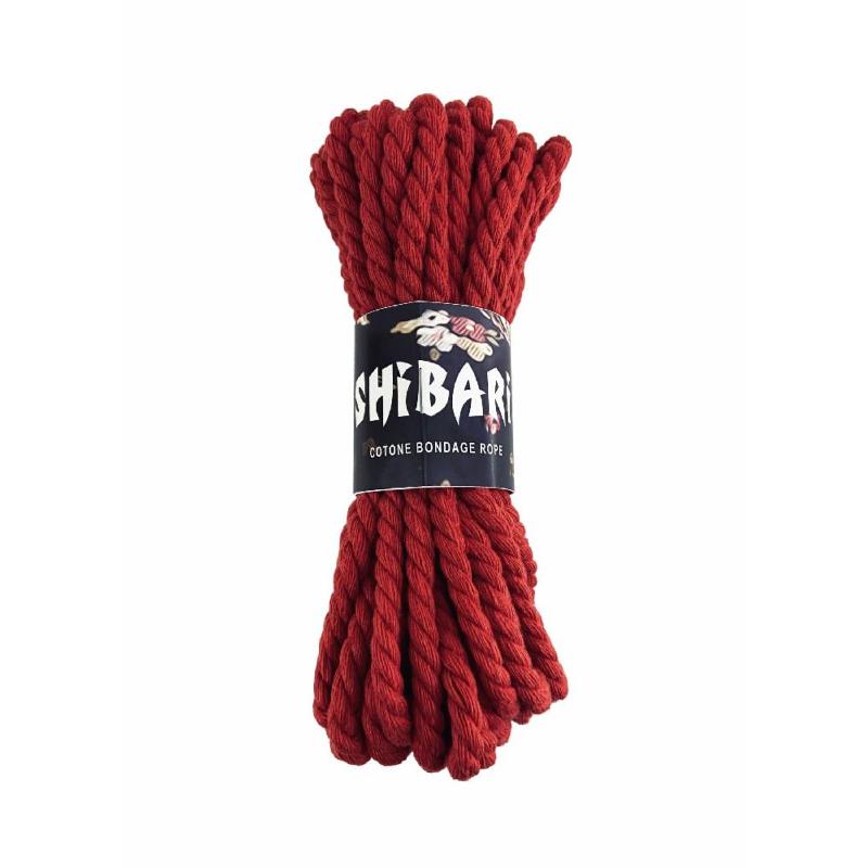 Бавовняна мотузка для шібарі Feral Feelings Shibari Rope, 8 м червона - зображення 1