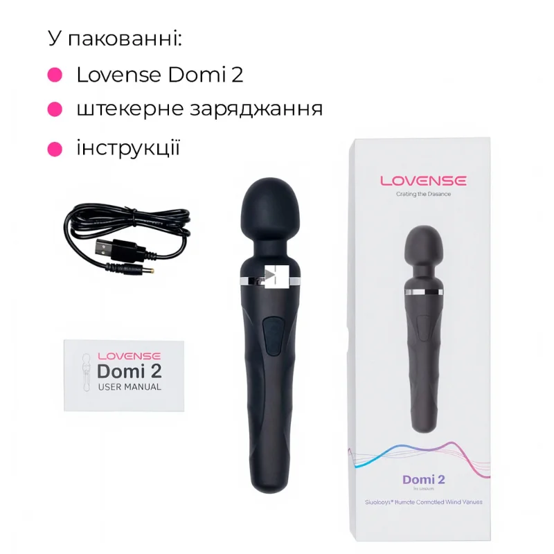 Смарт-вібромасажер Lovense Domi 2