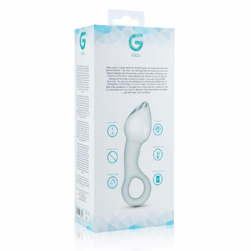 Скляний стимулятор простати Gildo Glass Prostate Plug No. 13