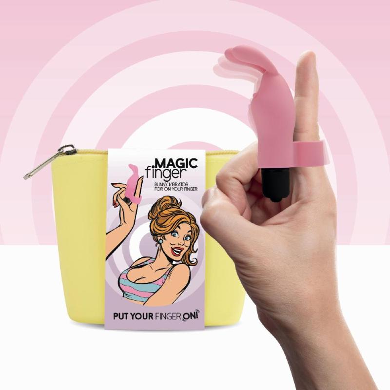 Вібратор на палець FeelzToys Magic Finger Vibrator Pink - зображення 1