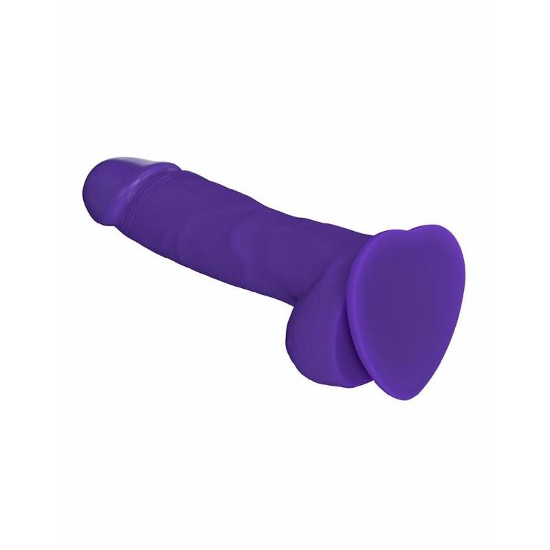 Реалістичний фалоімітатор Strap-On-Me SOFT REALISTIC DILDO Violet - Size XL