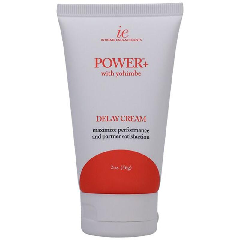 Потужний крем-пролонгатор Doc Johnson Power+with Yohimbe Delay Cream, екстракт Йохимбе, 56 г, коробка