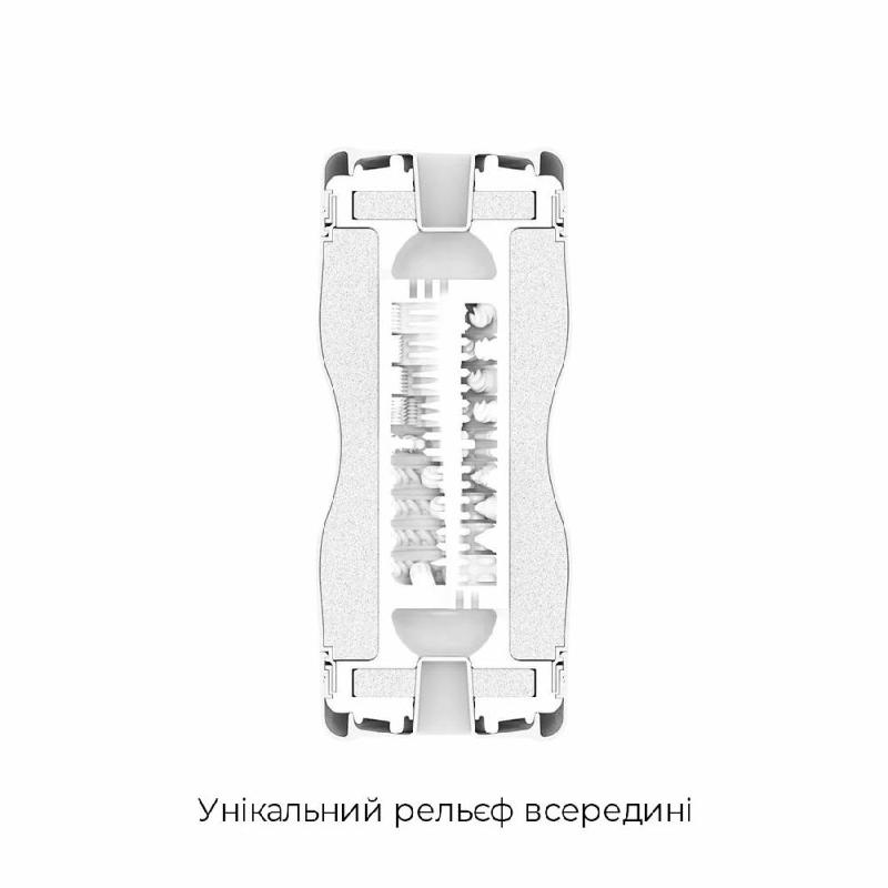 Мастурбатор Tenga Dual Sensation Cup двосторонній, із двома незалежними каналами