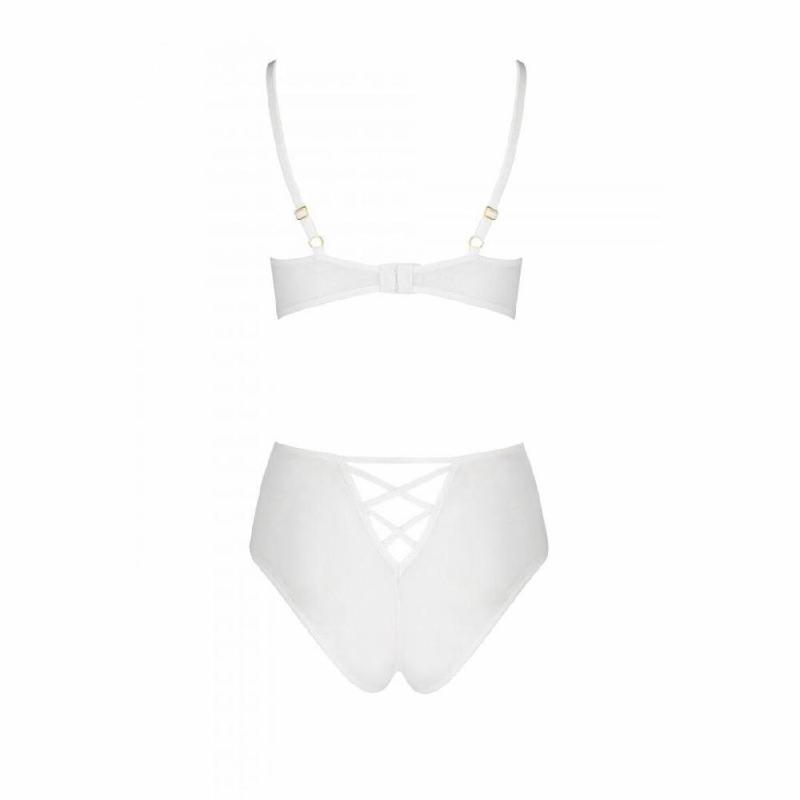 Еротичний комплект з малюнком Passion LOVELIA BIKINI L/XL, white