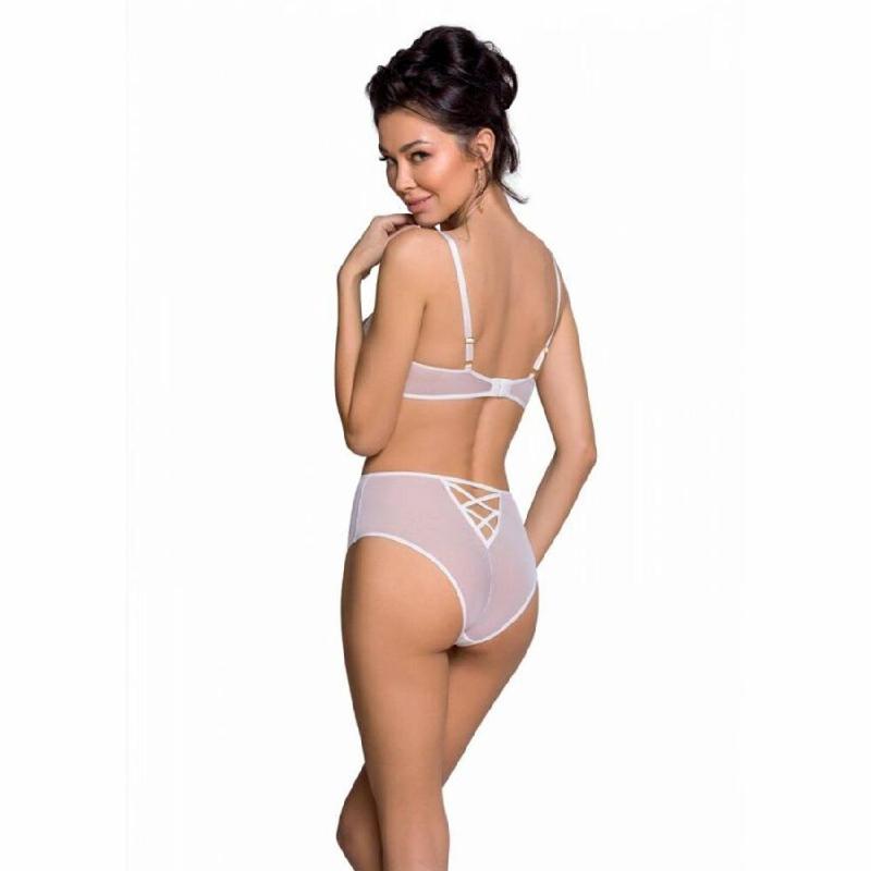 Еротичний комплект з малюнком Passion LOVELIA BIKINI XXL/XXXL, white