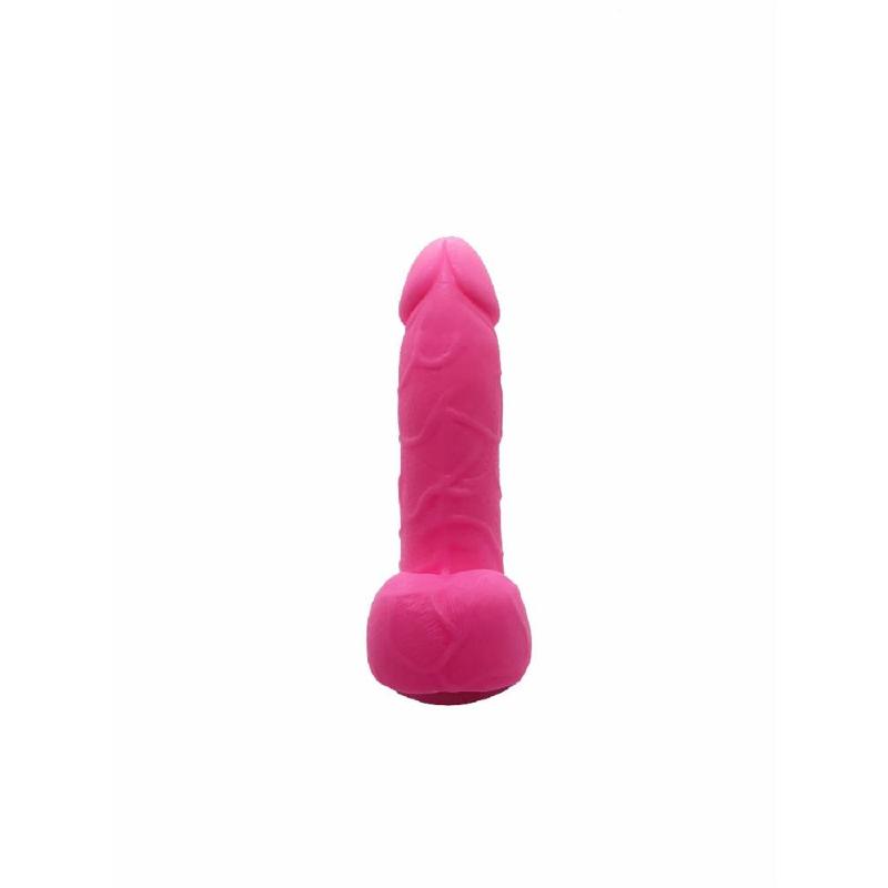Мило у формі пеніса Чистий Кайф Pink size S, крафтове мило-член, натуральне