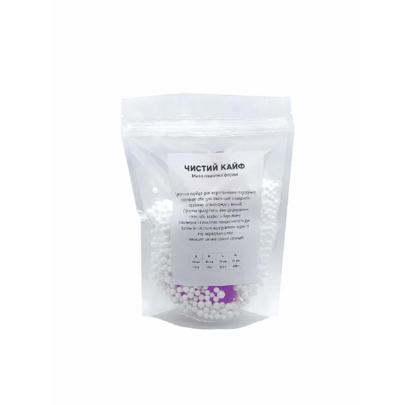 Мило у формі пеніса Чистий Кайф Violet size S, крафтове мило-член, натуральне