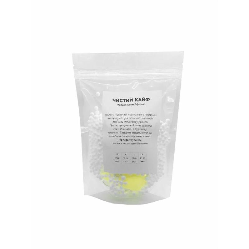 Мило у формі пеніса Чистий Кайф Yellow size S, крафтове мило-член, натуральне