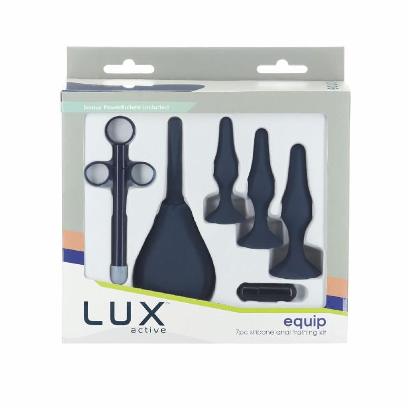 Набір анальних іграшок для новачків Lux Active – Equip – Silicone Anal Training Kit - зображення 1