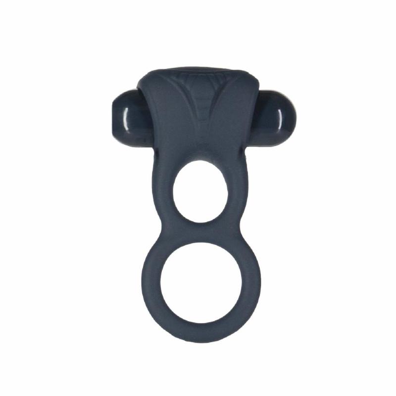 Подвійне ерекційне кільце з вібрацією Lux Active-Triad - Vibrating Dual Cock Ring, пульт ДК - зображення 1
