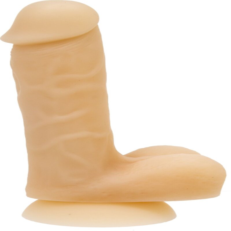 Фалоімітатор із пам’яттю форми, на присосці ADDICTION — DAVID 8″ Silicone Dong, віброкуля в подаруно - зображення 1