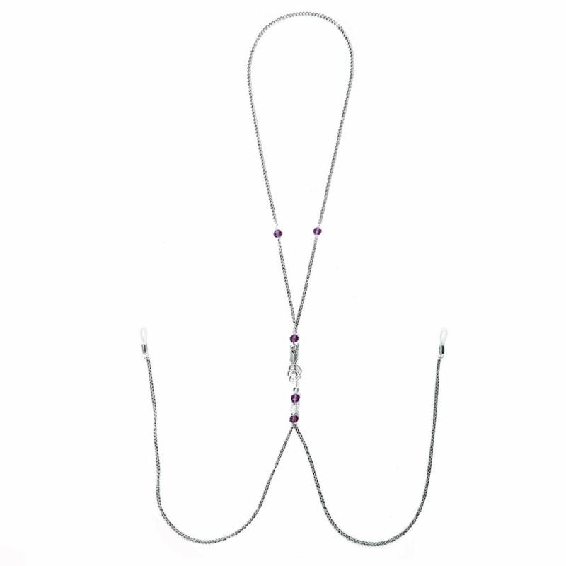 Прикраса для сосків Art of Sex - Nipple Clamps Arrow, колір фіолетовий