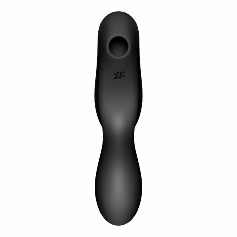Вакуумний стимулятор з вібрацією Satisfyer Curvy Trinity 2 Black