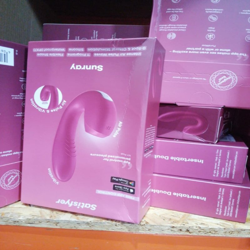 Вакуумний смарт-вібратор Satisfyer Sunray Berry (м'яте паковання!!!)