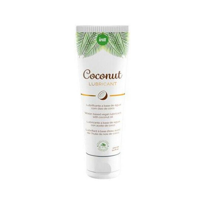 Доглядальний лубрикант Intt Coconut з кокосовою олією на водній основі (100 мл) - зображення 1