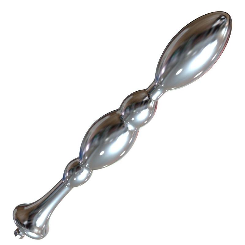 Металевий анальний плаг для секс-машин Hismith Bullet Anal Toy, система KlicLok - зображення 1