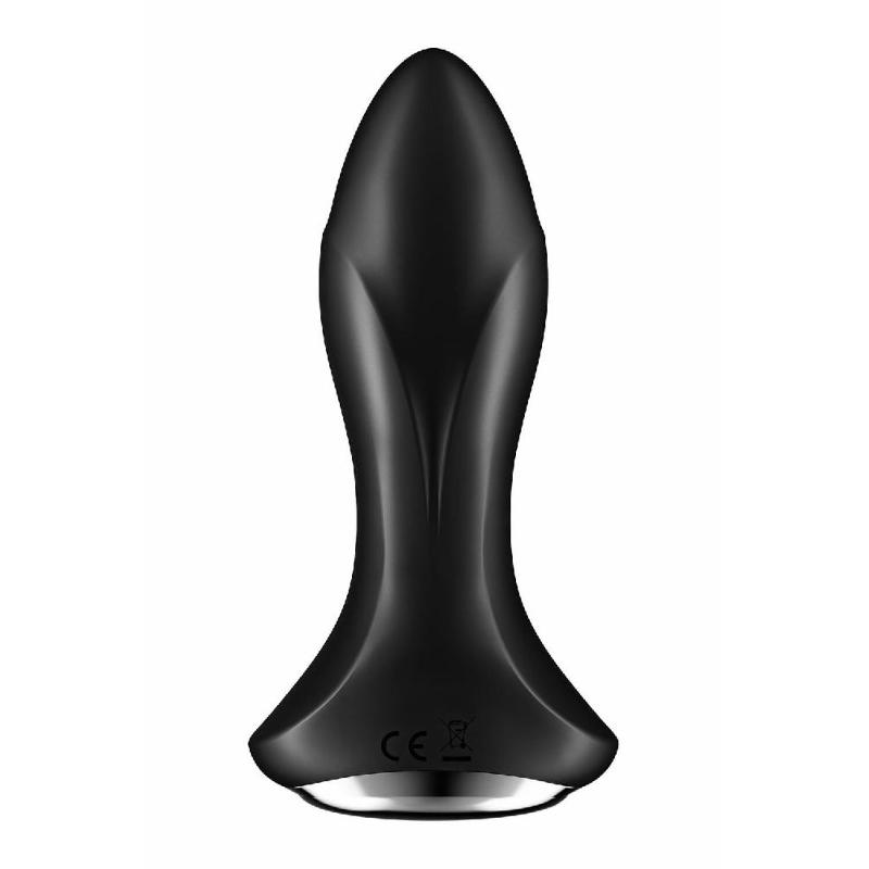 Анальна смарт-вібропробка із перлинним масажем Satisfyer Rotator Plug 1+ Black