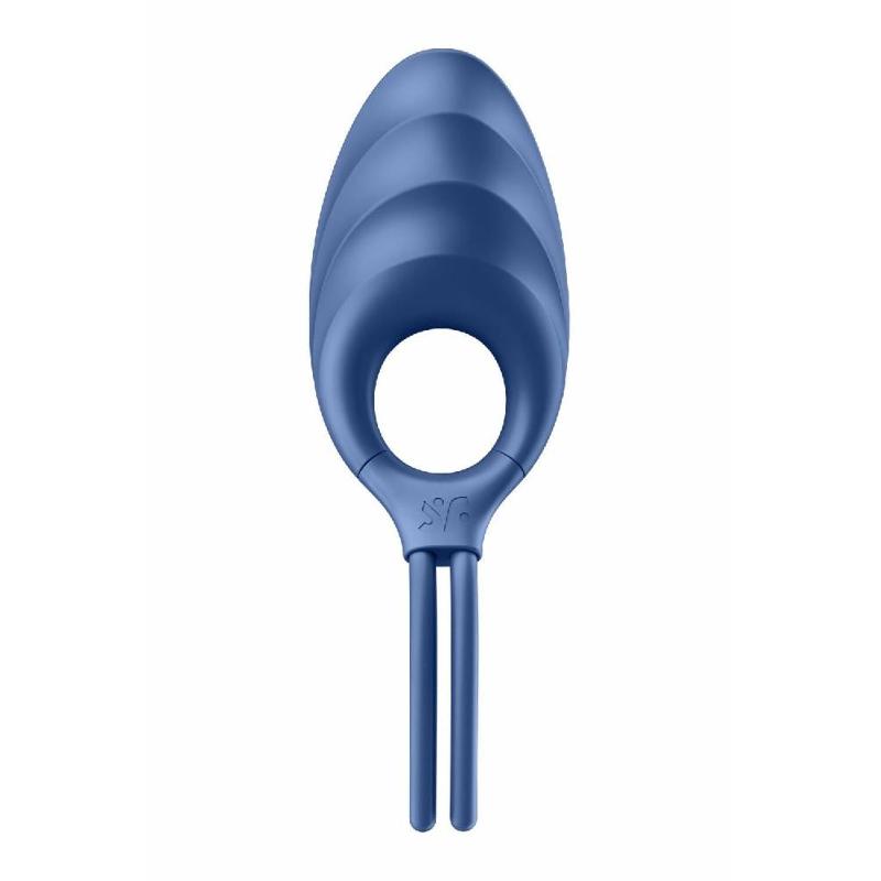 Ерекційне віброкільце-ласо Satisfyer Swordsman Blue, міцна фіксація, 10 режимів, потужний мотор
