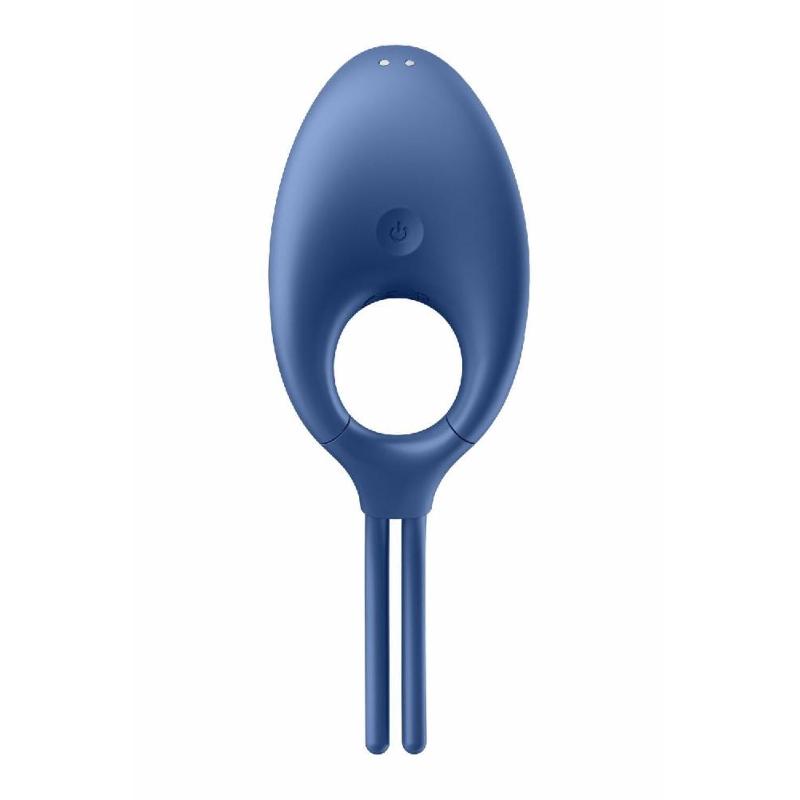 Ерекційне віброкільце-ласо Satisfyer Swordsman Blue, міцна фіксація, 10 режимів, потужний мотор