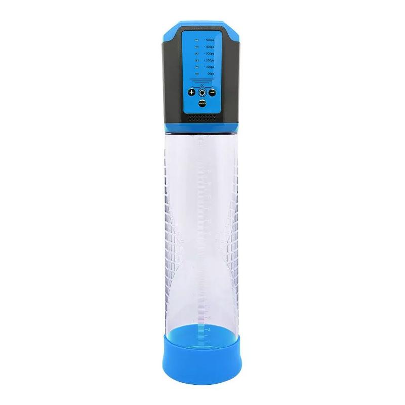 Автоматична вакуумна помпа Men Powerup Passion Enlargement system Blue, перезаряджувана, 5 режимів - зображення 1