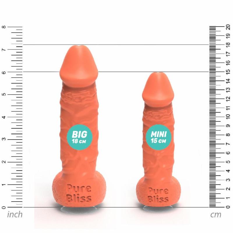 Мило у формі пеніса Pure Bliss MINI Coral, крафтове мило-член, натуральне