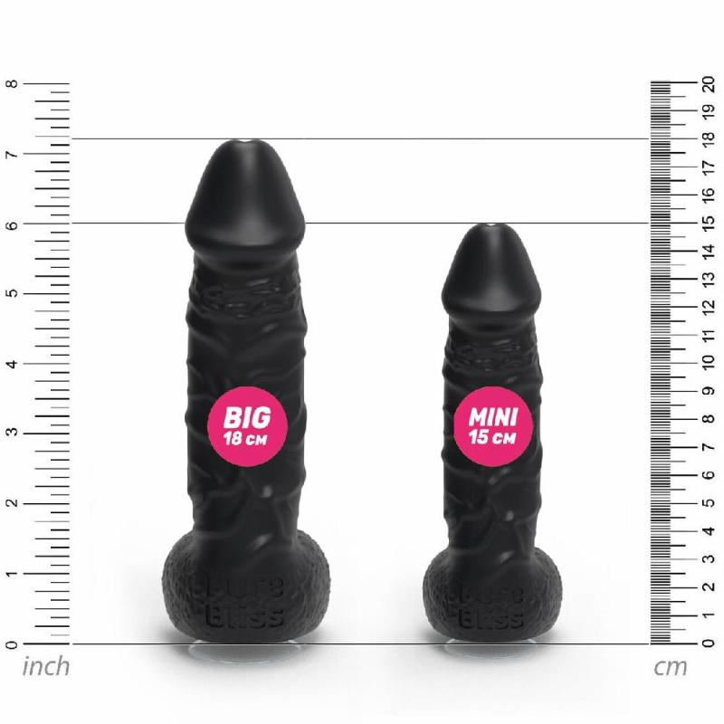 Мило у формі пеніса Pure Bliss BIG Black, крафтове мило-член, натуральне