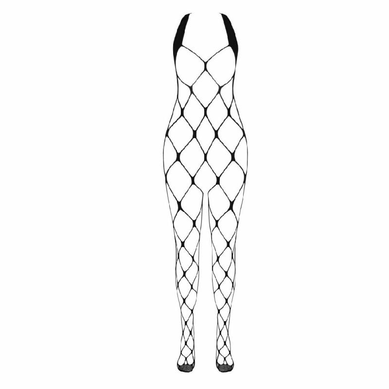 Бодістокінг у дуже велику сітку Passion BS091 black, з доступом