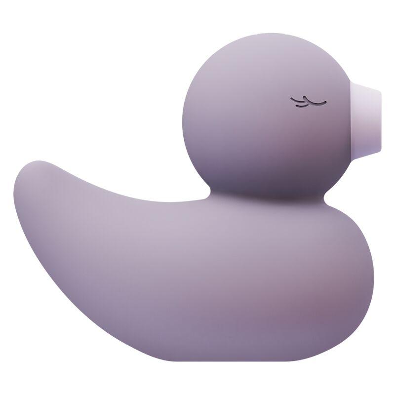 Вакуумний вібратор-качечка CuteVibe Ducky Grey - зображення 1