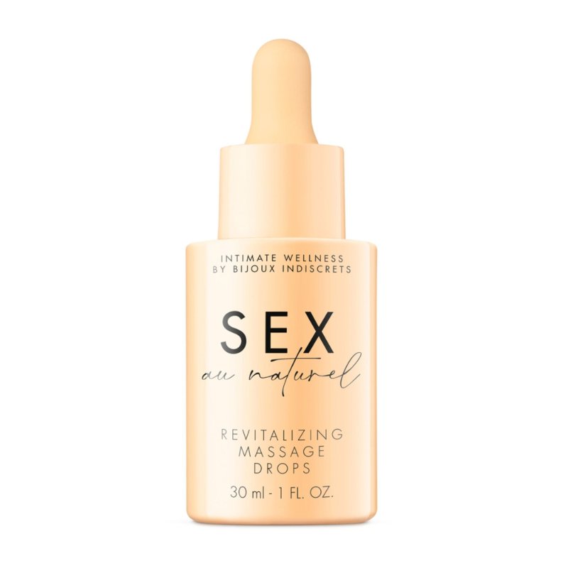Відновлювальні краплі для масажу Bijoux Indiscrets Sex au Naturel — Revitalizing Massage Drops - зображення 1