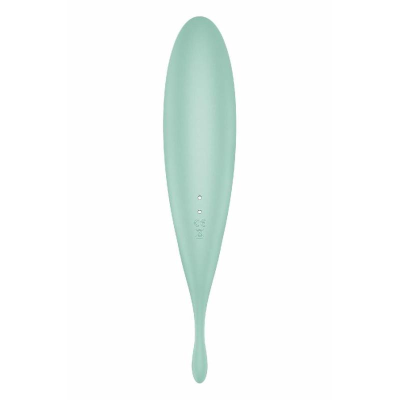 Смарт-вібратор для клітора з вакуумною стимуляцією Satisfyer Twirling Pro+ Mint