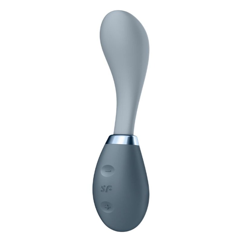 Вібратор Satisfyer G-Spot Flex 3 Grey, гнучкий стовбур із фіксацією положення - зображення 1