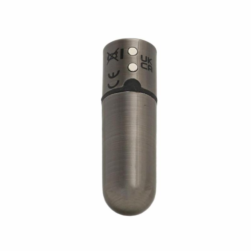 Віброкуля PowerBullet First-Class Bullet 2.5″ з Key Chain Pouch, Gun Metal, 9 режимів вібрації