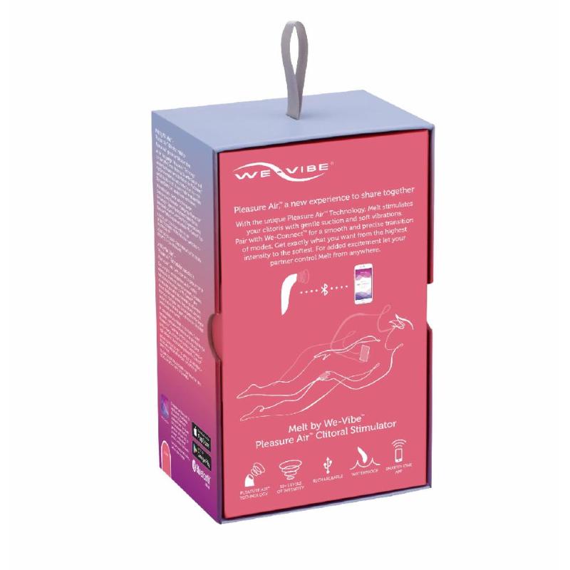 Вакуумний смарт-стимулятор для пар We-Vibe Melt Coral, зручно поєднувати з проникним сексом