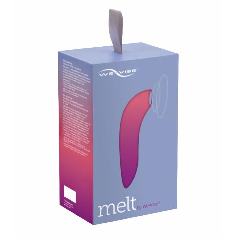 Вакуумний смарт-стимулятор для пар We-Vibe Melt Coral, зручно поєднувати з проникним сексом