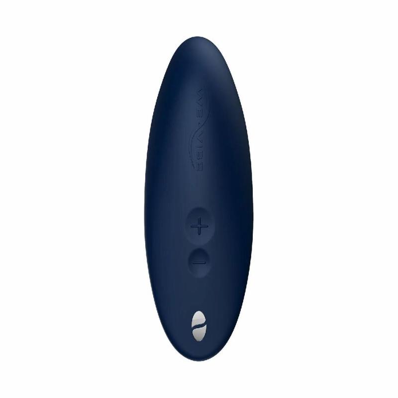 Вакуумний смарт-стимулятор для пар We-Vibe Melt Midnight Blue, зручно поєднувати з проникним сексом