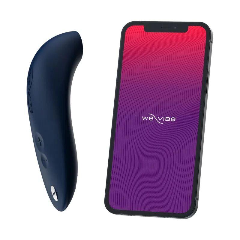 Вакуумний смарт-стимулятор для пар We-Vibe Melt Midnight Blue, зручно поєднувати з проникним сексом - зображення 1