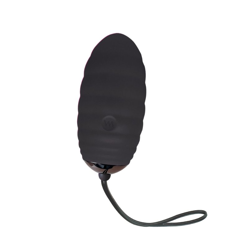 Віброяйце Adrien Lastic Ocean Breeze 2.0 Black, пульт ДК, дуже потужний мотор, 10 віброрежимів - зображення 1