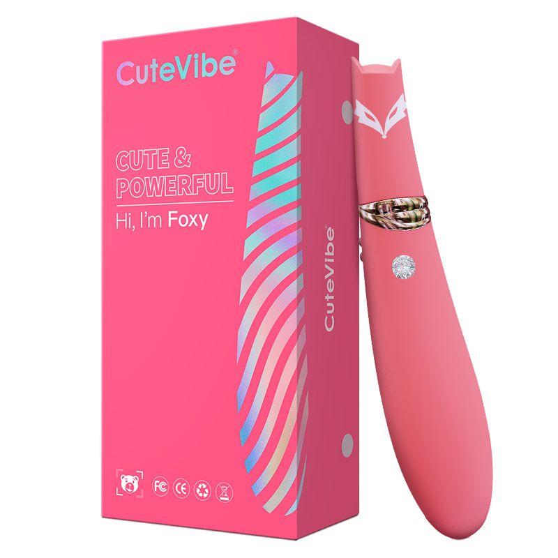Вакуумний стимулятор з вібрацією CuteVibe Foxy Sakura